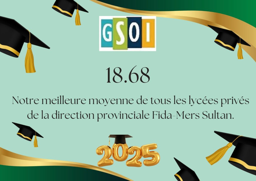 Meilleure moyenne de tous les lycées privés de la direction provinciale fida mers sultan